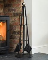 Black Contemporary "Pyramid" Companion Set