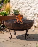 Iron Kadai Fire Bowl - 120cm Digital Illustration Iron Kadai Fire Bowl - 120cm Digital Illustration