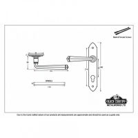 "Genoa" Gothic Lever Espagnolette Lock Set Dimensions "Genoa" Gothic Lever Espagnolette Lock Set Dimensions