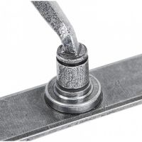 Close-up of the Antique Pewter Finish Close-up of the Antique Pewter Finish