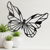 Contemporary Geometric Butterfly Wall Art 