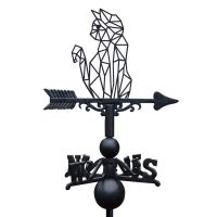 Close-Up of Geometric Cat Topper Close-Up of Geometric Cat Topper