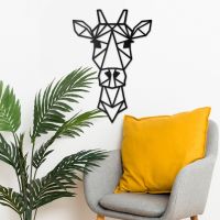 Geometric Giraffe Wall Art 