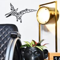 Geometric Pterodactyl Wall Art in Situ Geometric Pterodactyl Wall Art in Situ