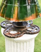 Close up of geometric robot base Close up of geometric robot base