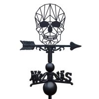 Close-Up of Geometric Skull Topper