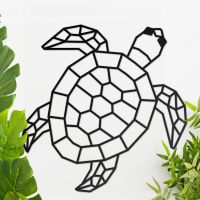 Geometric Sea Turtle Wall Art 