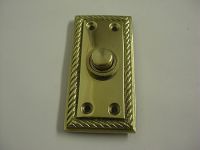 Woodhurst Georgian Style Brass Bell Push