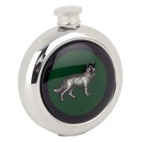 Whiskey Flask With German Shepherd Dog Design Whiskey Flask With German Shepherd Dog Design