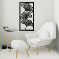 Ginkgo Wall Art in Living Room 