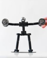 Scale image of scrap metal art sculpture