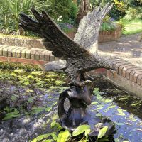 Eagle Sculpture in Situ in the Water