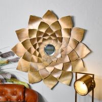Golden Flower Mirror in Situ in the Sitting Room Golden Flower Mirror in Situ in the Sitting Room