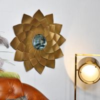 Golden Flower Mirror in Situ