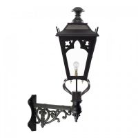 Gothic Style Lantern on an Ornate Corner Bracket