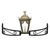 Antique Brass Gothic Bow Bracket Light