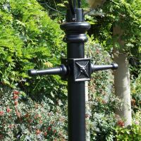 Antique Brass Dorchester Lamp Post & Lantern Set 3.7m