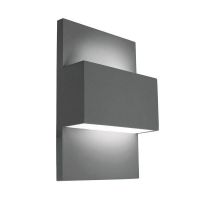 Graphite "Lewisham" Podium Exterior Wall Lantern 