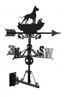 Great Dane Weathervane In Cast Iron