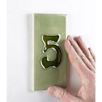 Treble Black Ornate Number Tile Frame