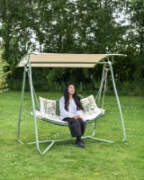 Scale image of Green Rattan Swing Seat