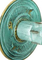 Verdigris Toad In The Hole Garden Tap