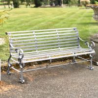 "Chatham" Three Seater Park Bench - Grey
