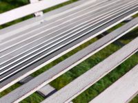 Antique Grey Ornate Rocking Bench Antique Grey Ornate Rocking Bench