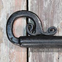 Curved Design on the End of the Door Bolt