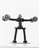 Recycled Metal Strength Training Sculpture