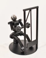 Recycled Metal Gym Sculpture Recycled Metal Gym Sculpture