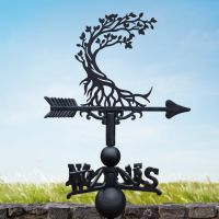 Half Moon "Tree of Life" Weathervane in Situ