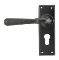 Hammered Aged Bronze Lever Euro Door Handle Hammered Aged Bronze Lever Euro Door Handle