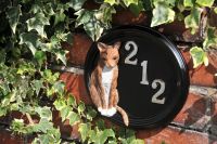 "Marmalade" Hand Painted Thomas Cat House Sign