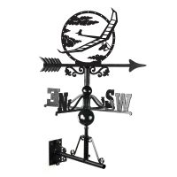 Hang Glider Weathervane Made From Cast Iron