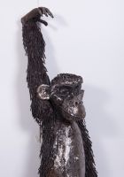 "Tarungo" Hanging Chimp Garden Sculpture