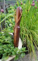 Hand Waxed RoseWood Garden & Dibber with Leather Strap
