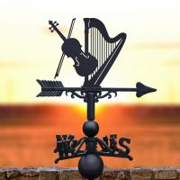 Harp & Violin Duet Weathervane Harp & Violin Duet Weathervane