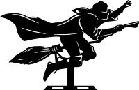 Flying Wizard Weathervane