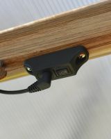 Close up of built in strip light control Close up of built in strip light control