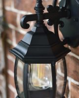 Matt Black Finish on the Top of the Lantern Matt Black Finish on the Top of the Lantern