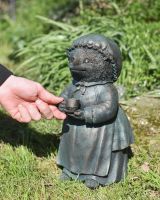 Scale image of mrs hedgehog garden statue
