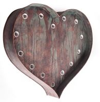 "Southerton Avenue" Heart-Shaped Wall Light