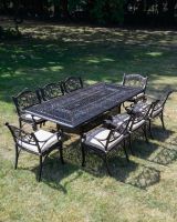 The "Arbor" 8-Seater Outdoor Dining Set - Antique Copper 