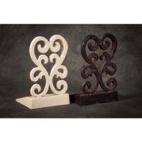 "Love Lane" Heart Design Filigree Door Wedge