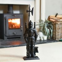 Heavy Duty Cast Iron "Black Knight" Companion Set In Situ