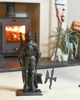 Scale Shot Of Heavy Duty Cast Iron "Black Knight" Companion Set