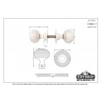 Heavy Duty Nickle Beehive Door Knobs