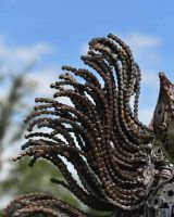 Close-Up of Recycled Chain Metal Material