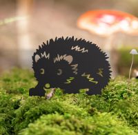 Walking Hedgehog Iron Silhouette in Situ